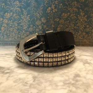 Leather Studded Punk Rock Goth Belt